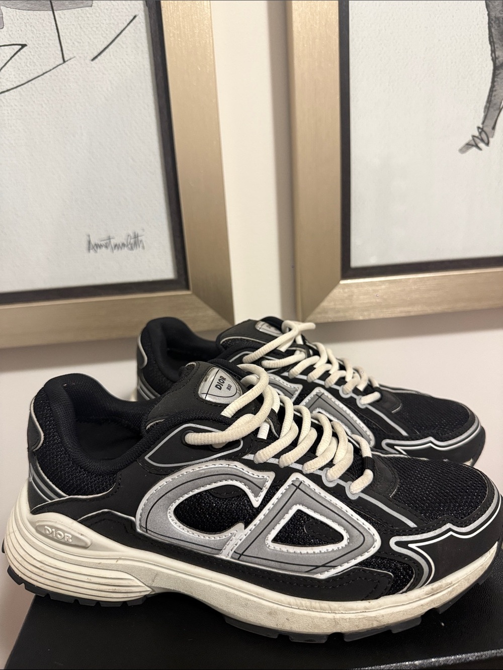Dior Black and White Sneakers